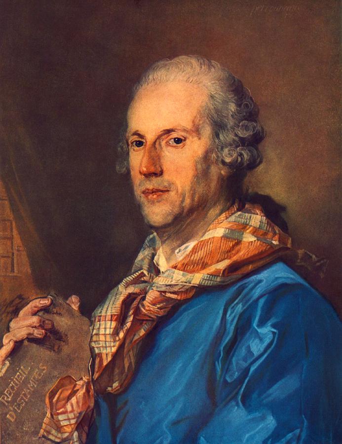 PERRONNEAU, Jean-Baptiste Portrait of Charles le Normant du Coudray af